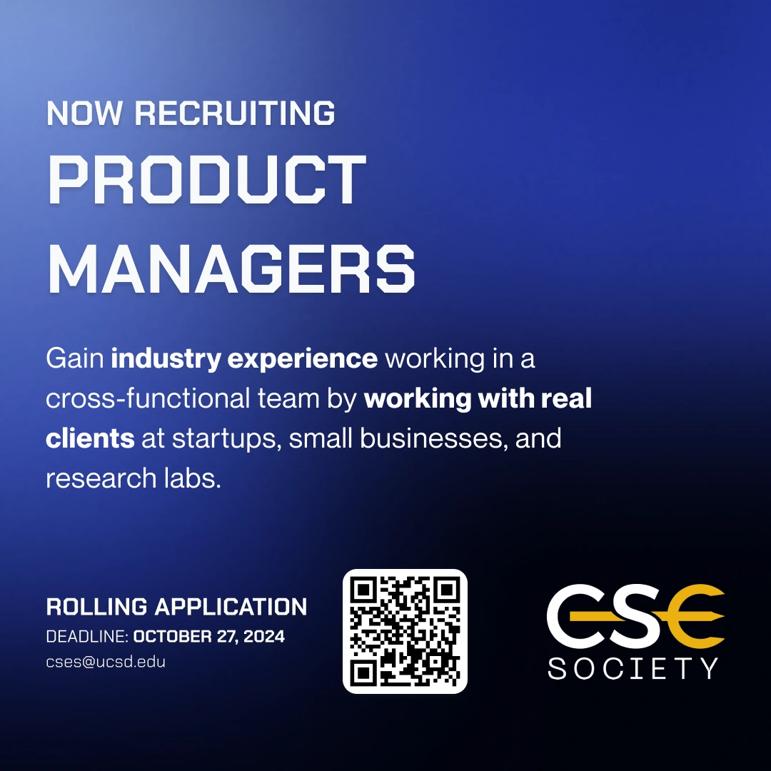 CSES Dev PM recruitment graphic